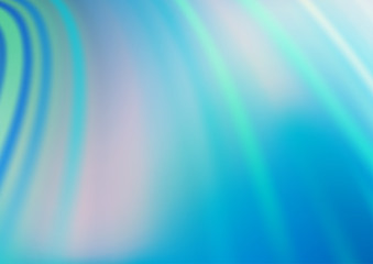 Light BLUE vector pattern with liquid shapes. Glitter abstract illustration with wry lines. Textured wave pattern for backgrounds.