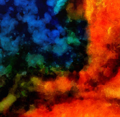 Abstract art grunge texture background. Dirty pattern for graphic design. Creative painting wallpaper. Vintage oil painting on canvas. Simple close up backdrop.