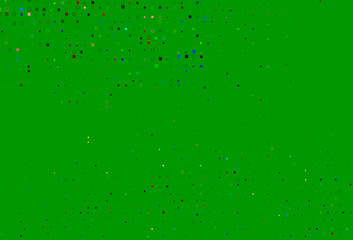 Light Multicolor, Rainbow vector pattern with crystals, rectangles.