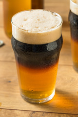 Alcoholic Cider and Beer Black Velvet
