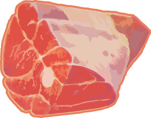 uicy and tasty pig ham