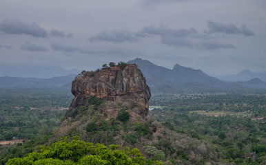 Beautiful vew from Sigiriya Lion Rock, Sri Lanka.