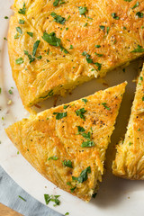 Homemade Spaghetti Omelette with Eggs