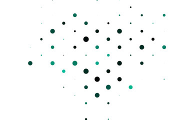 Light Green vector template with circles. Illustration with set of shining colorful abstract circles. Pattern for ads, booklets.