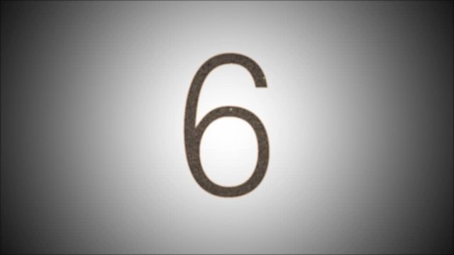 Count down 8 to 1