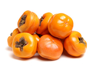 persimmon on a white background 
