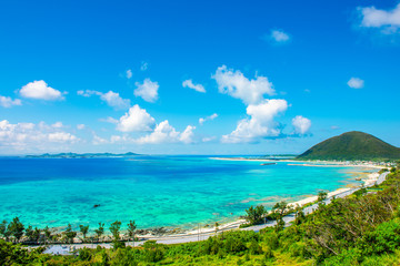 Fototapeta premium 伊平屋島の海