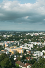 Fototapeta premium Landscape shot of Wels in Upper Austria