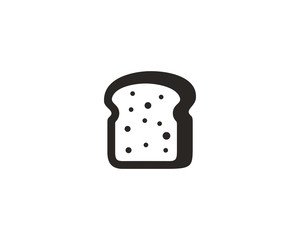 Bread icon symbol vector
