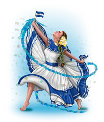 Folk dancer