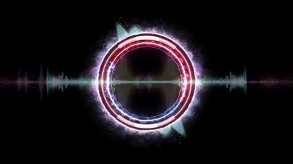 Music equalizer, for music party, 4k footage