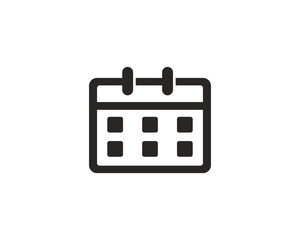 Calendar icon symbol vector