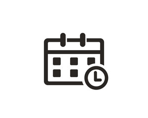 Calendar icon symbol vector