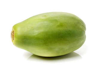 Papaya fruit isolated on a white background