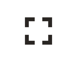 Full screen icon symbol vector