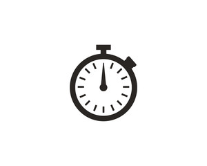 Stopwatch icon symbol vector