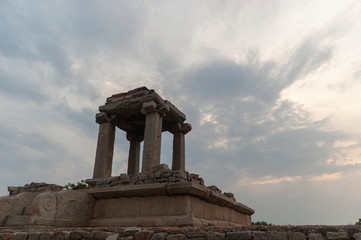 Fototapeta premium Ancient Architecture at Hampi,Karnataka,India