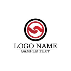 Business corporate letter S logo design vector