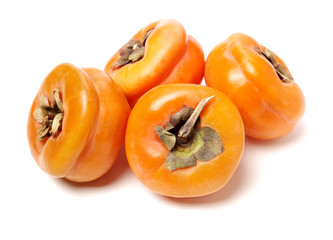persimmon on a white background 
