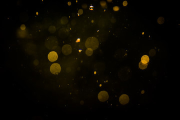 Blur bokeh of light on black © pandaclub23