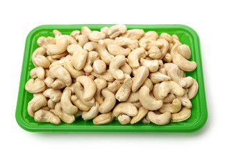 Cashew on a white background