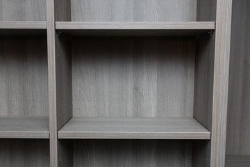 Fototapeta na wymiar wooden shelf furniture . square design vintage style .