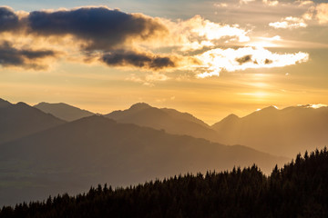 Allgäu - Sonnenuntergang - Herbst - berge - Alpen