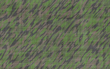 decorative textile colored camuflage