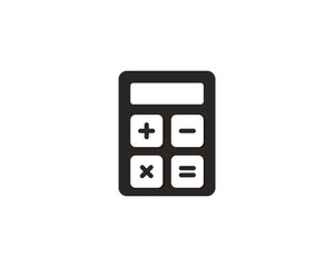 Calculator icon symbol vector