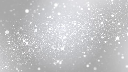 luxury white silver gray particle glitter abstract background for happy new year and merry christmas festive season