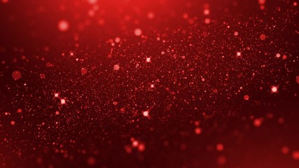 luxury red particle glitter abstract background for happy new year and merry christmas festive season