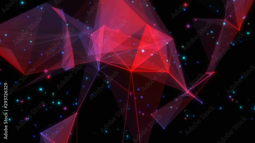 Canvas Prints black lines abstract technology background
