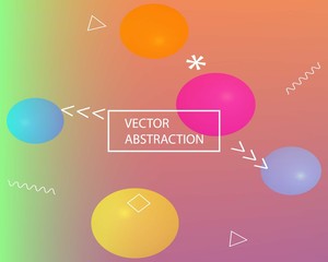 Trendy modern abstract background.