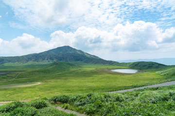 [熊本県]阿蘇・草千里ヶ浜の風景