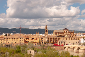 Fototapeta na wymiar Cathedral of Cordoba in Spain