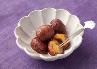 　栗の渋皮煮　　クリ　