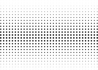 Abstract halftone dotted background. Monochrome pattern with dot and circles.  Vector modern futuristic texture for posters, sites, business cards, cover postcards, interior design, labels, stickers.