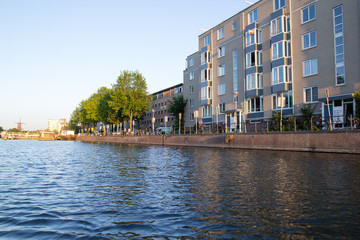 Obraz premium scenic view of Amsterdam city, Netherlands