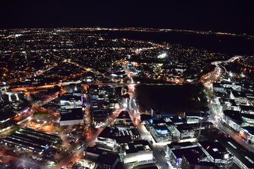 Obraz premium The night view of Auckland in New Zealand