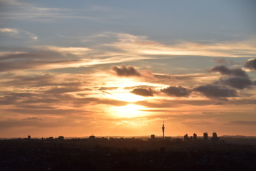 The view of Auckland in New Zealand