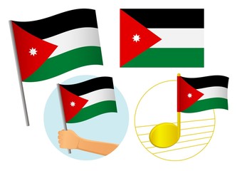 jordan flag icon set