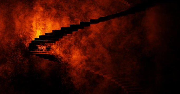 3D rendering loop footage. dynamic background. looped animation abstract motion background. endless space abstract technology tunnel