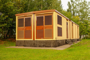 Transformer house in the park
