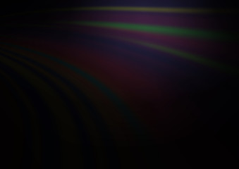 Dark Black vector background with curved circles. Creative geometric illustration in marble style with gradient. A completely new marble design for your business.