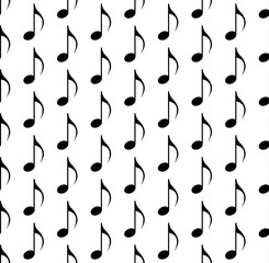 seamless musical symbols and marks seamless background with musical notes,  Seamless pattern with music notes  vector