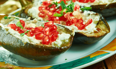Middle Eastern Stuffed Eggplant