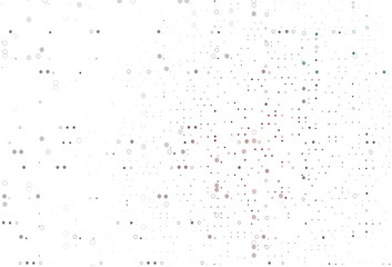 Light Red vector pattern with spheres.