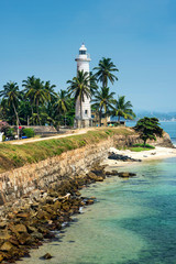 The Galle Lighthouse at Galle Fort, Galle, southern province, Sri Lanka