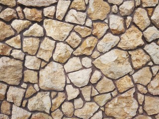Decorative stone wall as background