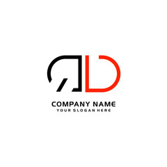 Icon Design Logo Letters QV Minimalist, oval-shaped logo, with colors, black, green, orange